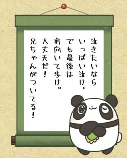 兄です。妹です。
二人合わせてぬくもりめいとシャオレイです🐼

今日の投稿は飼育員のみんなの心に寄り添う
俺のメッセージを送るぜ！

兄🐼だぜ！
俺が言いたいのは…
ま、そゆことだ！
挑戦したやつは後悔しねえ！
挑戦したやつが泣くなら俺が肩かすぜ✨

-————————————————
「ぬくもりめいと」は双子のパンダと
その仲間たちで楽しくわちゃわちゃしています。
オリジナルグッズもあるよ！
＠nukumor_meito
-————————————————